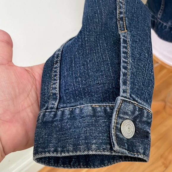 Uniqlo NWOT Dark Blue Denim Jacket, Size M - Picture 6 of 12